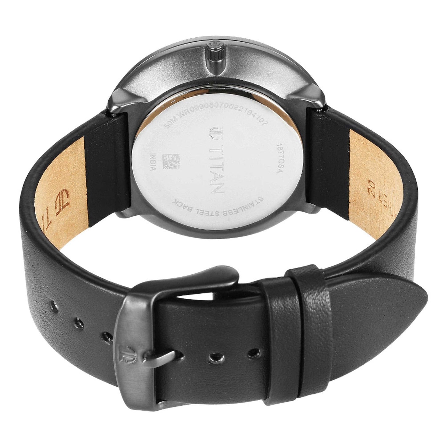 Titan Slim Multi Grey Dial Quartz Stainless Steel Strap Watch for Men