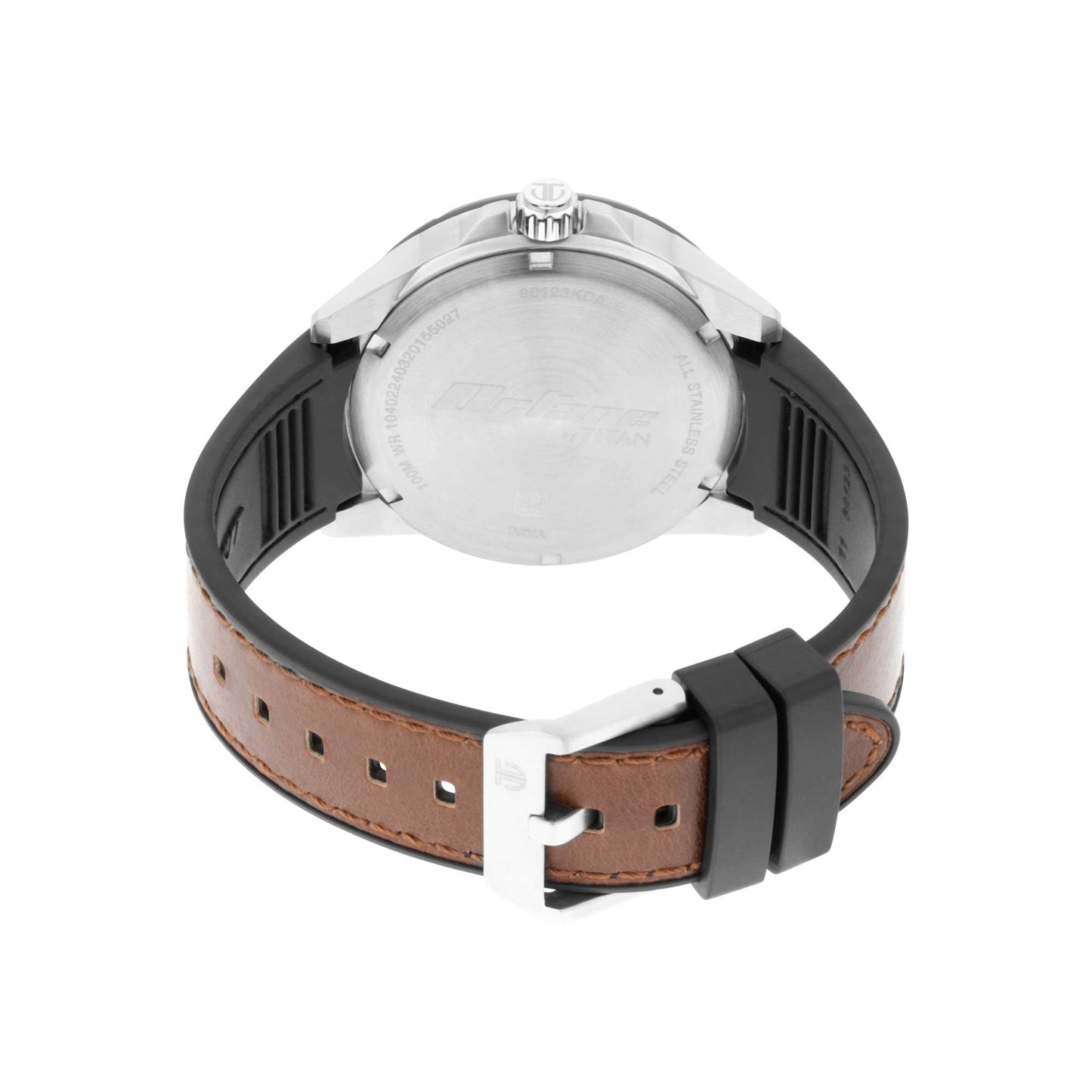 Titan Quartz Multifunction Blue Dial Leather Strap Watch for Men