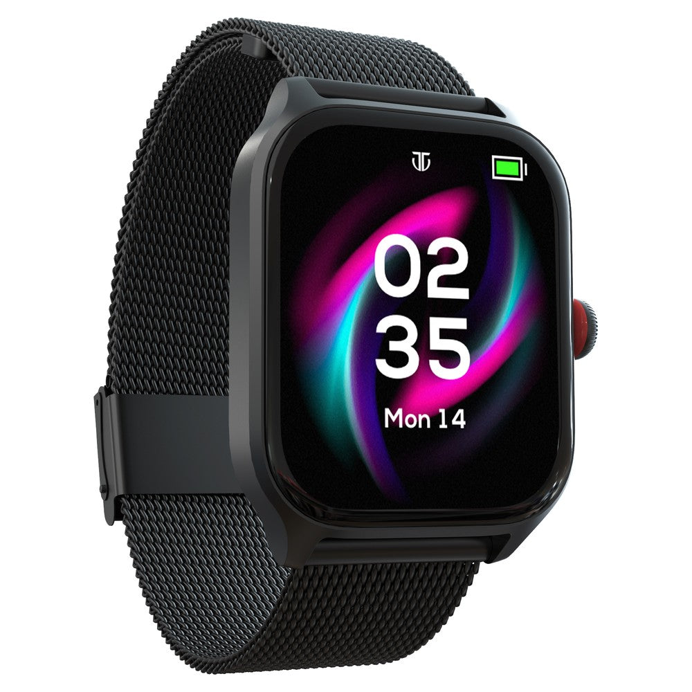 Titan Zeal with AMOLED Display with AOD, Functional Crown, BT Calling, Premium Smartwatch